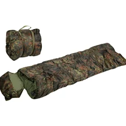 Campingzubehör|Angelschlafsäcke & Co.<BW-Schlafsack Flecktarn