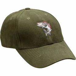Online Cap "Bachforelle" Unisex (Oliv)