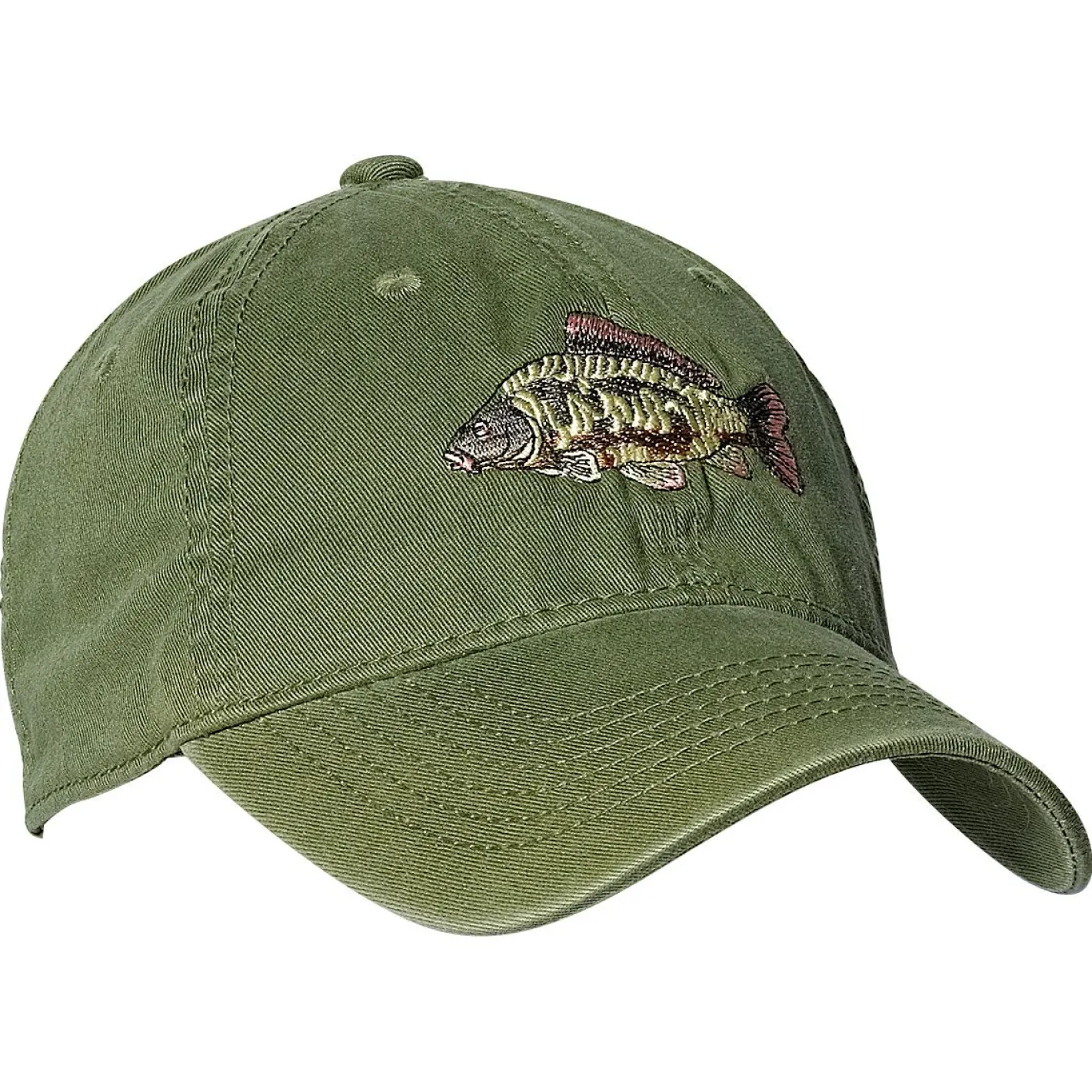 Outdoor- & Angel-Kappen<Cap "Karpfen" Unisex (Oliv)