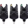 CarpSpirit Bissanzeiger|Elektronische Bissanzeiger<Blax Alarm (3er Set/rot, gelb, grün)