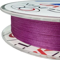 Climax Geflochtene Schnüre|Raubfischschnüre<Angelschnur iBraid U-Light (fluopurple, 135 m)