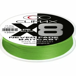 Climax Geflochtene Schnüre<PE X8 Neverfade Baidcast (chartreuse)