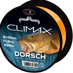 Climax Meeresangeln-Schnüre|Aalschnüre<Zielfischschnur Dorsch (gelb)