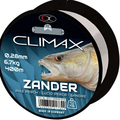 Best Climax Zielfischschnur Zander (hellgrau)