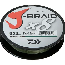 Discount Daiwa Angelschnur J-Braid (dunkelgrün)