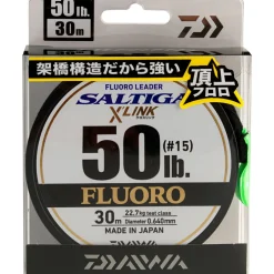 Daiwa Fluorocarbon-Schnüre<Angelschnur Saltiga X'Link Fluorocarbon Leader