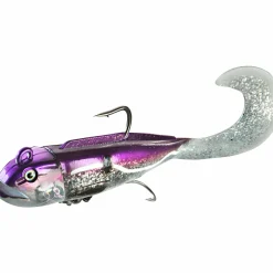 Daiwa Gummiköder ·Gummifische & Shads<D-Wolf Curly (purple haddock)