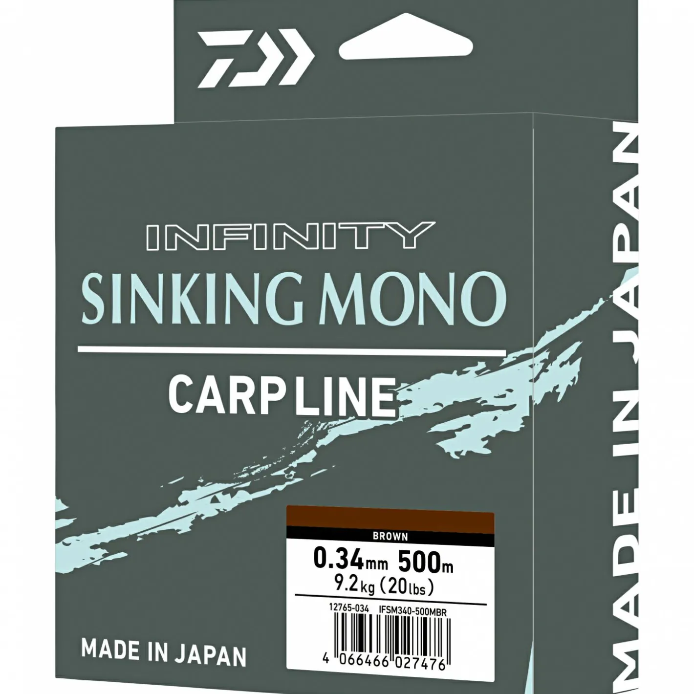 Daiwa Karpfenschnüre|Karpfenschnüre<Infinity Sinking Mono (Braun, 790-1540 m)