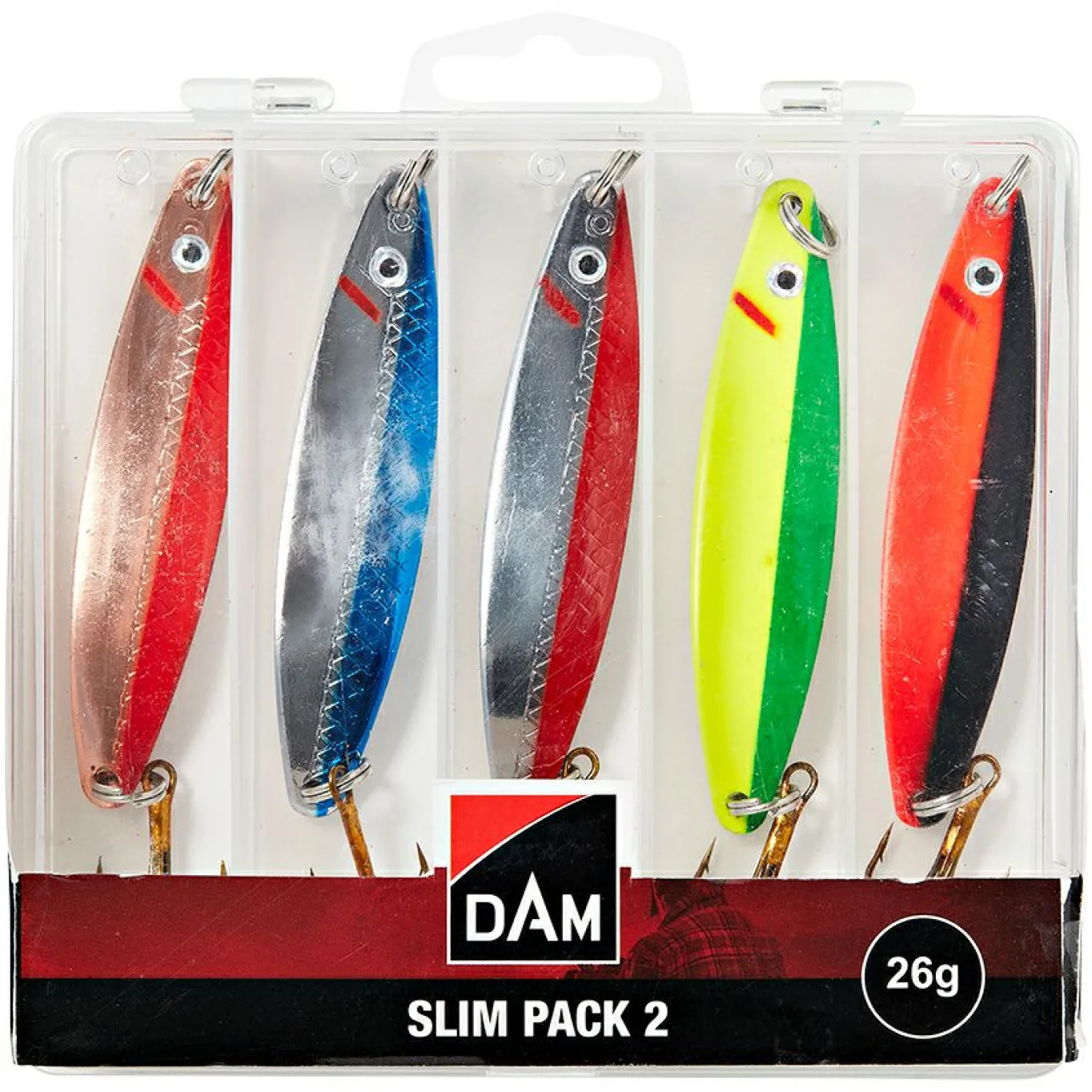 DAM Meeresköder|Meeresköder ·Meerforellenblinker<Blinker Slim Pack 2