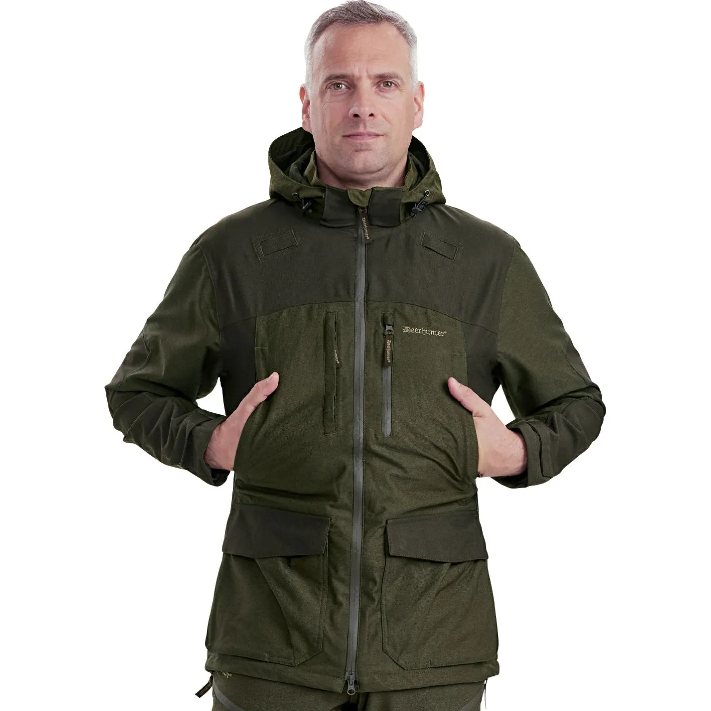 New Deerhunter Chasse Jacke Herren (Olive Night Melange)