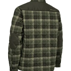 New Deerhunter Elbert gefütterte Hemdjacke Herren (Green Check)