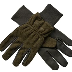 Deerhunter Outdoor- & Angel-Handschuhe<Fleecehandschuhe, mit Leder (Art Green)