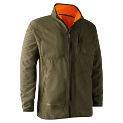 Deerhunter Outdoor- & Angel-Jacken<Gamekeeper Bonded Fleecejacke Herren, wendbar (Orange)