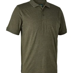 Outlet Deerhunter Gunnar Polo Hemd Herren (Adventure Green Melange)