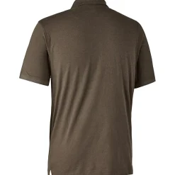 Deerhunter Angel-Poloshirts & Langarmshirts<Gunnar Polo Hemd Herren (Brown Leaf Melange)