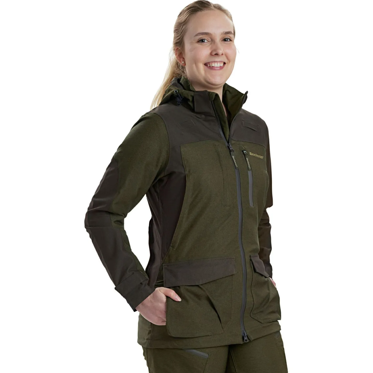 Deerhunter Damen Angeljacken & -Westen<Lady Chasse Jacke Damen (Olive Night Melange)