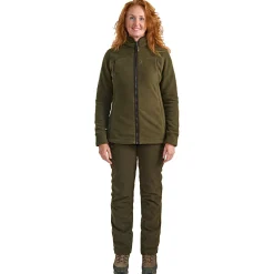 Sale Deerhunter Lady Eagle Fleecejacke Damen (Tarmac Green)