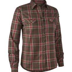 Deerhunter Damen Angelshirts & -Oberteile<Lady Elena Hemd Damen (Green Check)