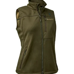 Deerhunter Damen Angeljacken & -Westen<Lady Excape Softshell Weste Damen (Art Green)