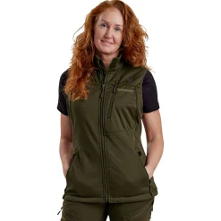 Deerhunter Damen Angeljacken & -Westen<Lady Excape Softshell Weste Damen (Art Green)