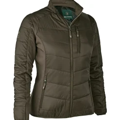 Deerhunter Damen Angeljacken & -Westen<Lady Heat wattierte Jacke Damen (Wood)