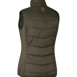 Deerhunter Damen Angeljacken & -Westen<Lady Heat wattierte Weste Damen (Wood)