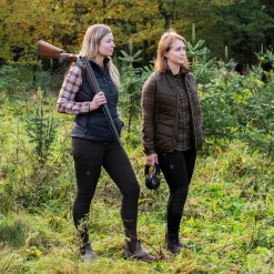 Deerhunter Damen Angeljacken & -Westen<Lady Heat wattierte Weste Damen (Wood)
