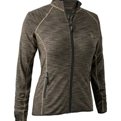 Outlet Deerhunter Lady Insulated Fleece Damen (Brown Melange)