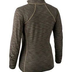 Outlet Deerhunter Lady Insulated Fleece Damen (Brown Melange)