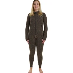 Outlet Deerhunter Lady Insulated Fleece Damen (Brown Melange)