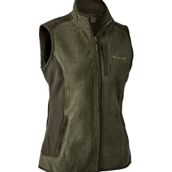Outlet Deerhunter Lady Pam Bonded Fleeceweste Damen (Graphite Green)