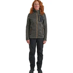 Online Deerhunter Lady Sarek Strickjacke Damen (Dark Grey Melange)