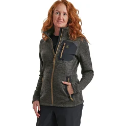 Online Deerhunter Lady Sarek Strickjacke Damen (Dark Grey Melange)