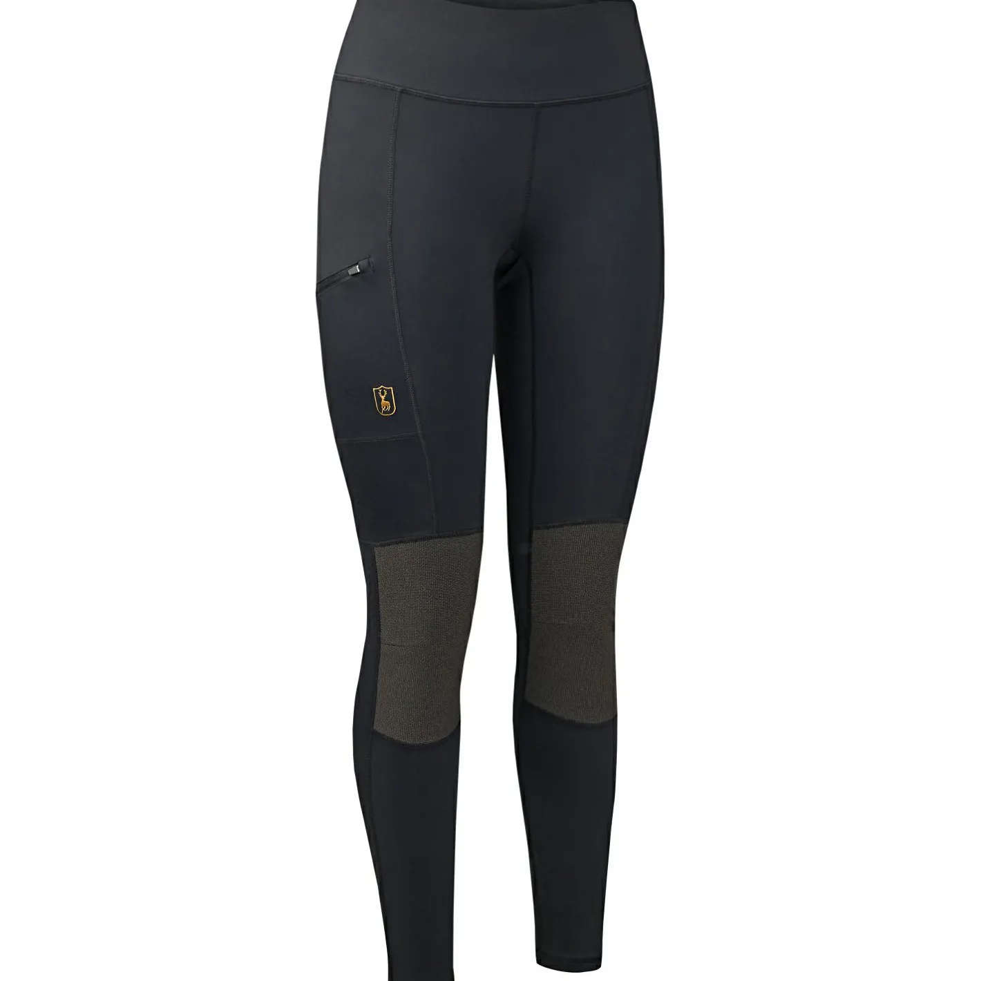 Deerhunter Damen Angelhosen<Lady Tights mit Verstärkung Damen (Black)