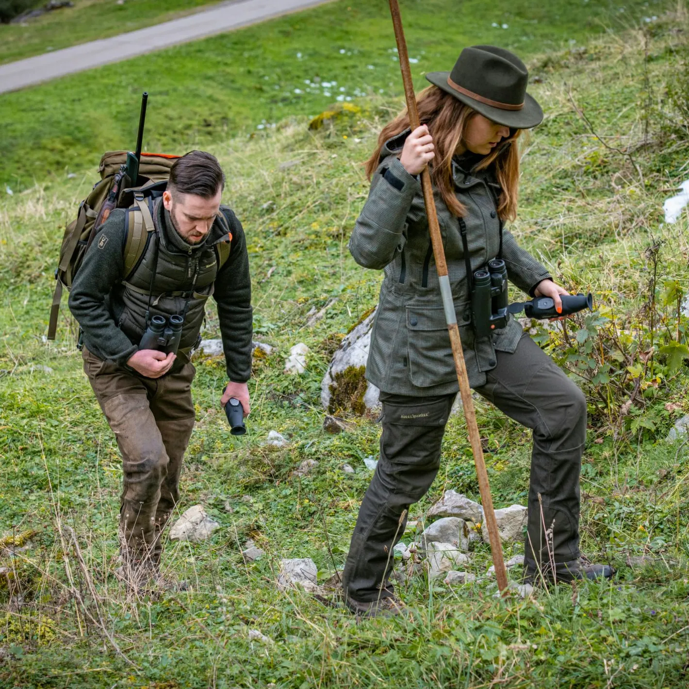 Outlet Deerhunter Moor wattierte Jacke Herren, mit Strick (Timber)
