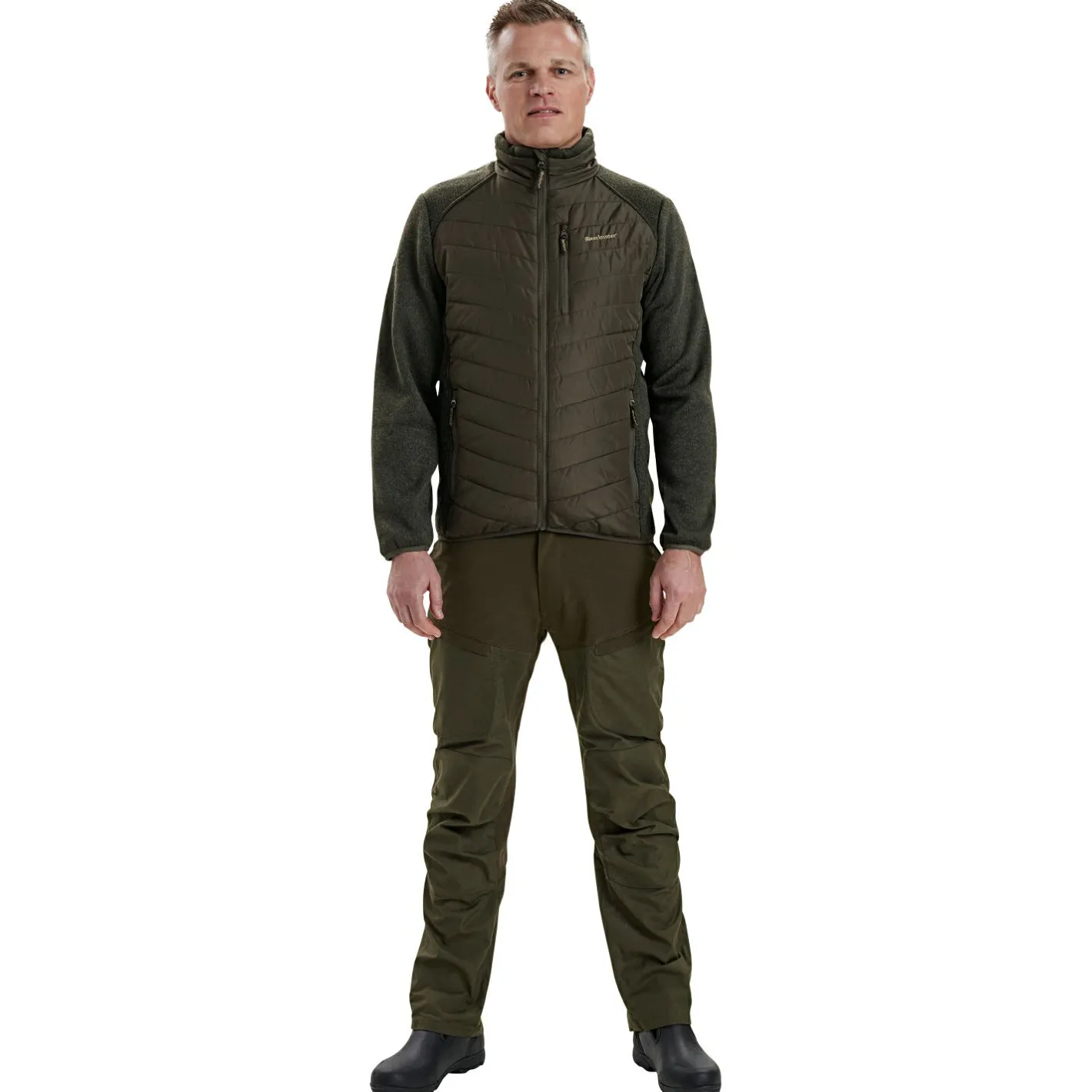 Outlet Deerhunter Moor wattierte Jacke Herren, mit Strick (Timber)