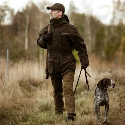 Deerhunter Outdoor- & Angel-Jacken<PRO Gamekeeper Jacke Herren (Peat)