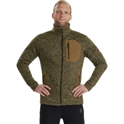 Deerhunter Outdoor- & Angel-Jacken<Sarek Strickjacke Herren (Butternut Melange)