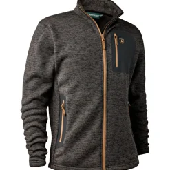 Hot Deerhunter Sarek Strickjacke Herren (Dark Grey Melange)