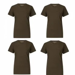 Deerhunter Damen Angelshirts & -Oberteile<Strykari 4er-Pack T-Shirts Damen (Adventure Green)