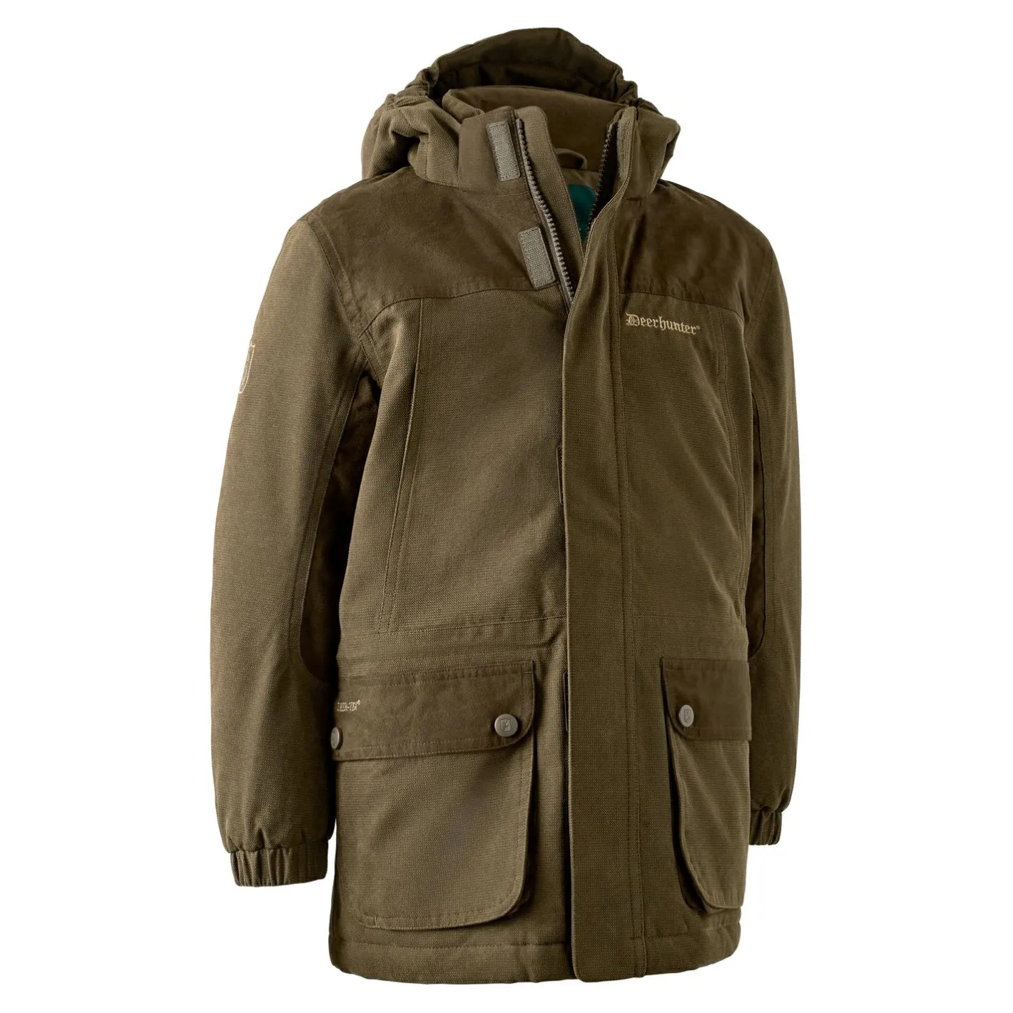 Best Deerhunter Youth Eagle Winterjacke Kinder (Tarmac Green)