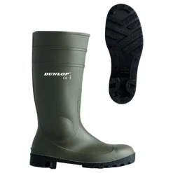 Dunlop Angel-Gummistiefel & Neoprenstiefel<Protomastor Full Safety Herren (Green/Black)