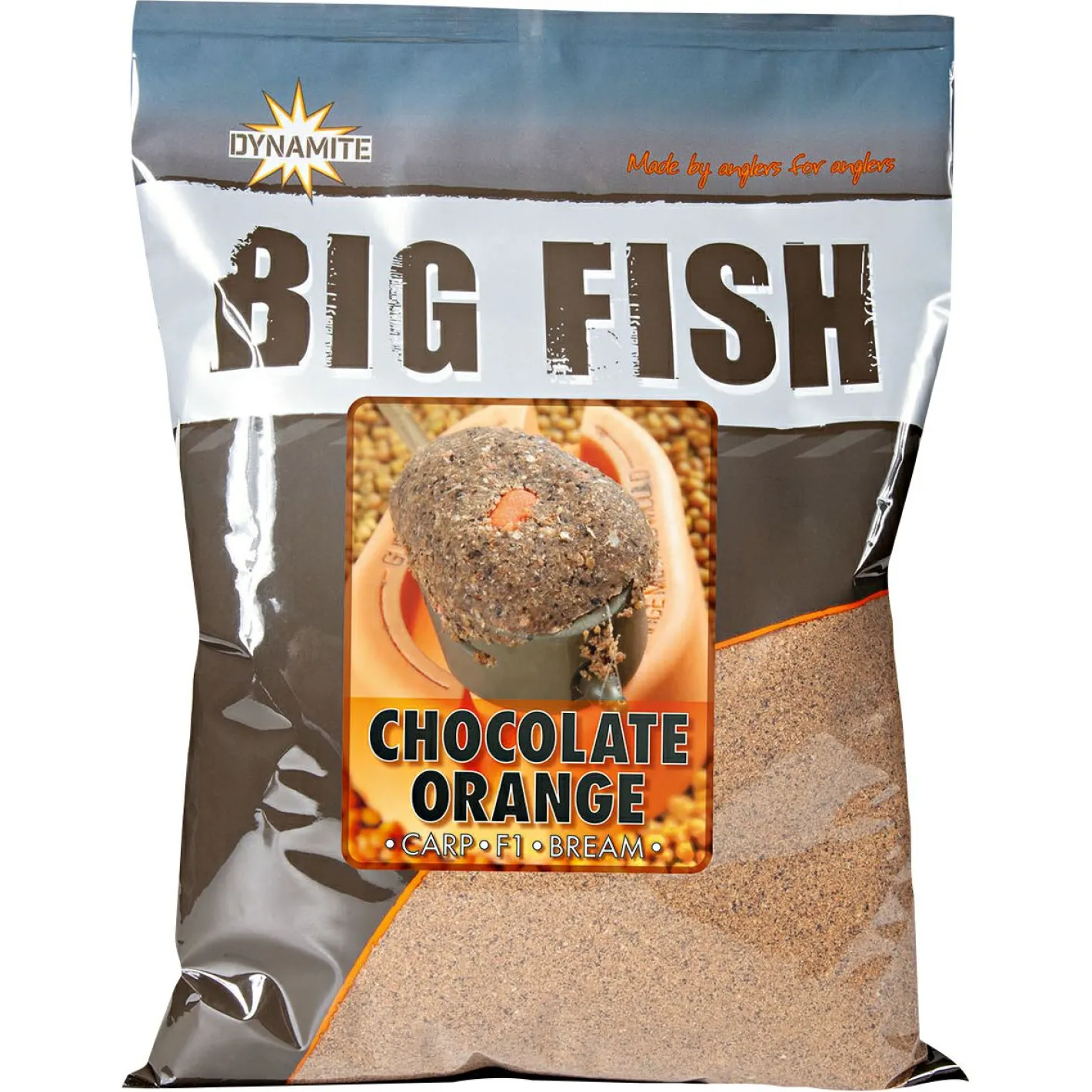Dynamite Friedfischfutter|Friedfischangeln-Zubehör<Big Fish Groundbaits (chocolate/ orange)