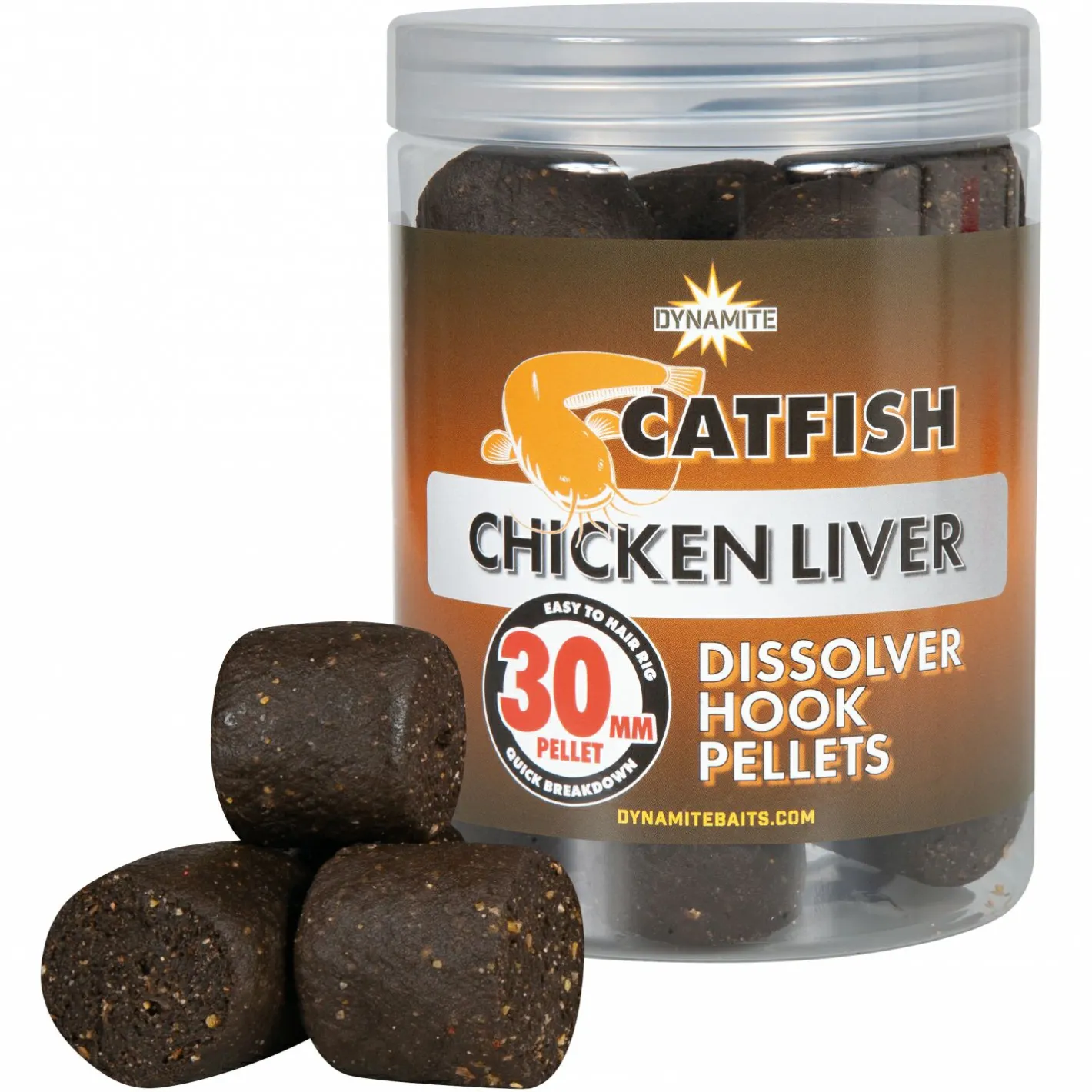 Dynamite Raubfischfutter|Raubfischangeln-Zubehör<Chicken Liver Hook Pellets (Dissolver Pellets)