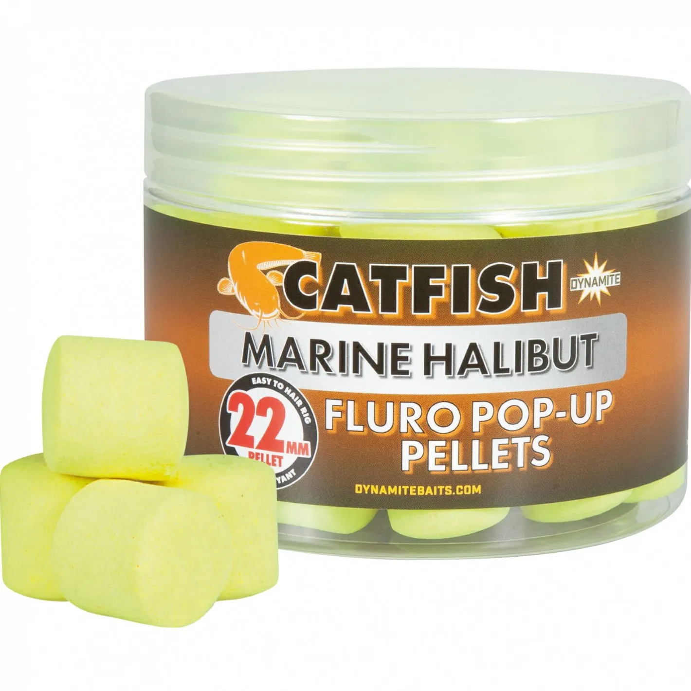 Online Dynamite Marine Halibut Hook Pellets (Fluo Pop Ups)