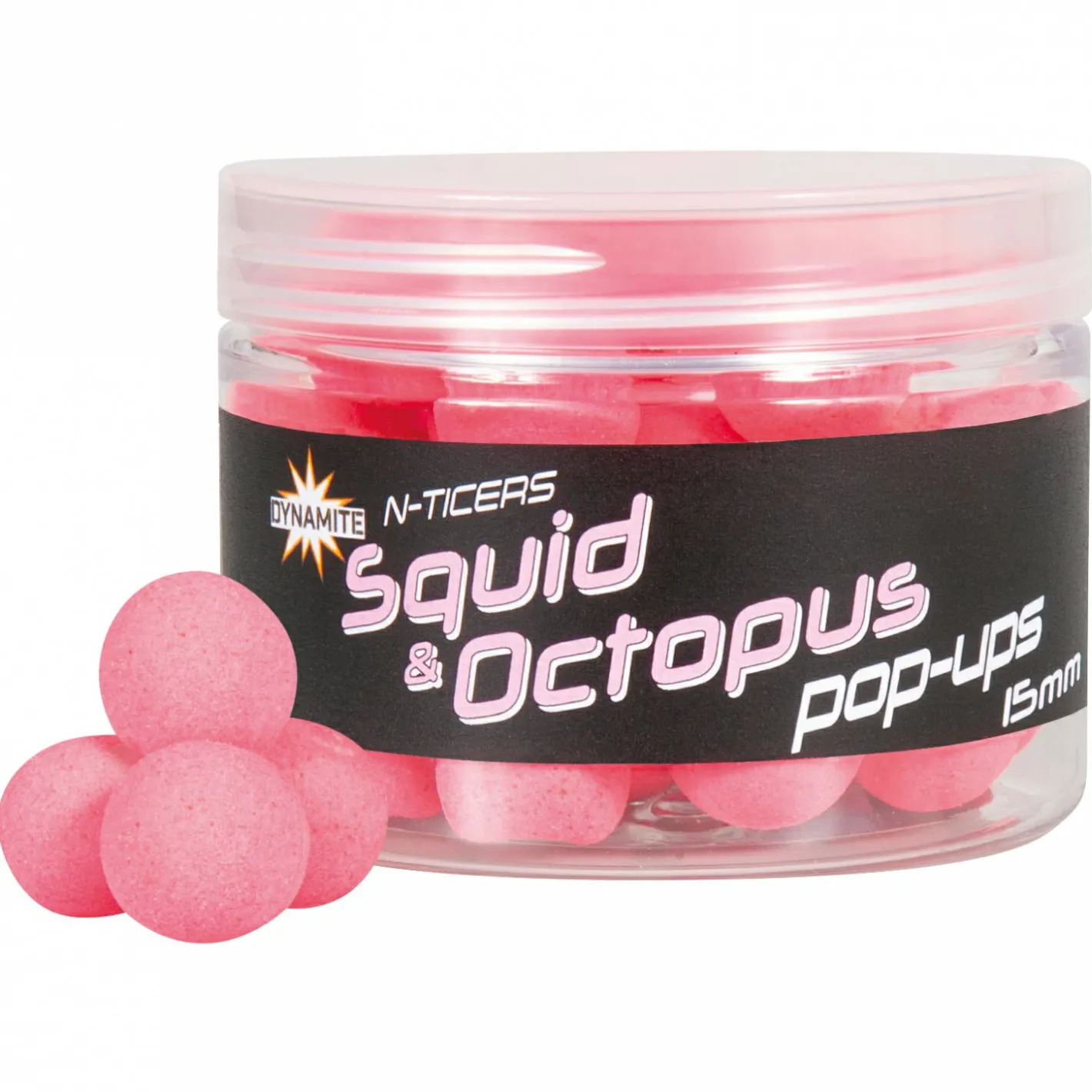 Dynamite Karpfenfutter·Boilies & Popup Boilies|Karpfenfutter<N-Ticers Hookbaits (Squid & Octopus/Pink)