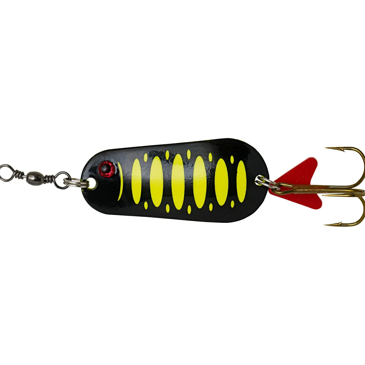 Best Effzett Blinker Standard Spoon (Fluo Yellow/Black UV)