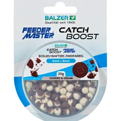 Feedermaster Karpfenfutter·Boilies & Popup Boilies|Karpfenfutter<Zweifarbige Boilies (Cookies&Cream)