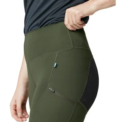 Fju00e4llru00e4ven Damen Angelhosen<Fjällräven Abisko Trekking Tights HD W Damen (Deep Forest)
