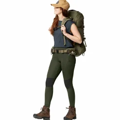 Fju00e4llru00e4ven Damen Angelhosen<Fjällräven Abisko Trekking Tights HD W Damen (Deep Forest)